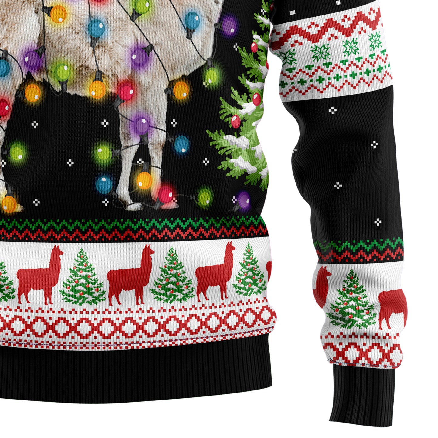 Llama Hit That D1410 Ugly Christmas Sweater