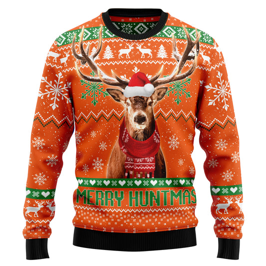 Deer Merry Huntmas TG51028 Ugly Christmas Sweater