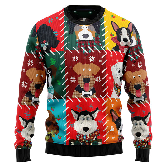 Dog Face Christmas T229 All Over Print Ugly Christmas Sweater