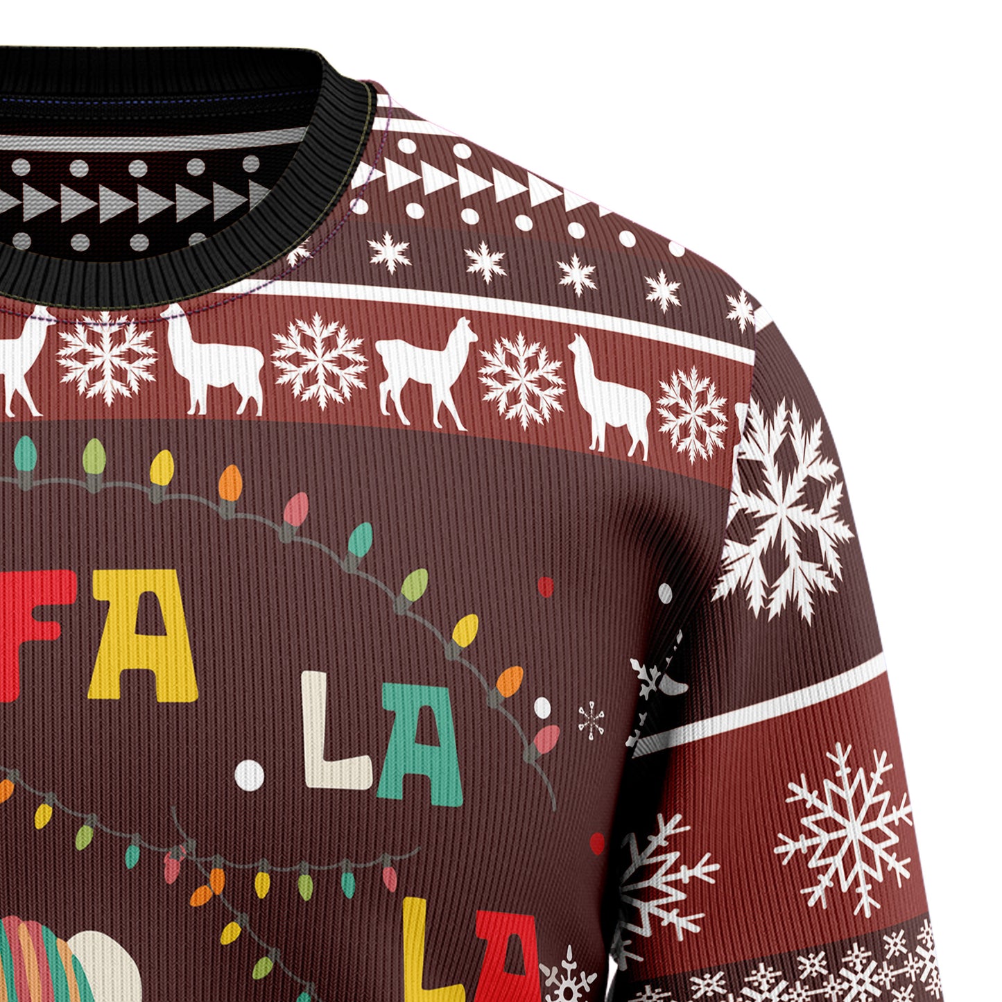 Llama Falalala Christmas T1111 Ugly Christmas Sweater