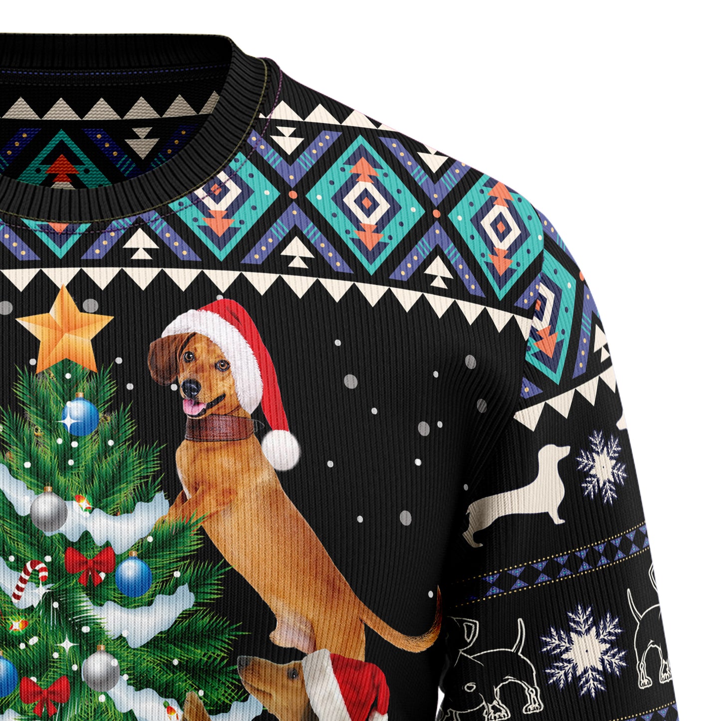 Dachshund Group Christmas Tree TY2910 Ugly Christmas Sweater