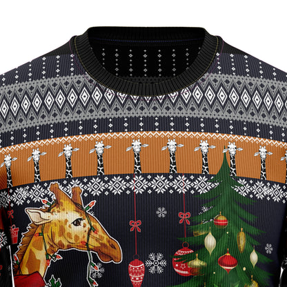 Giraffe Love Christmas TG51022 Ugly Christmas Sweater