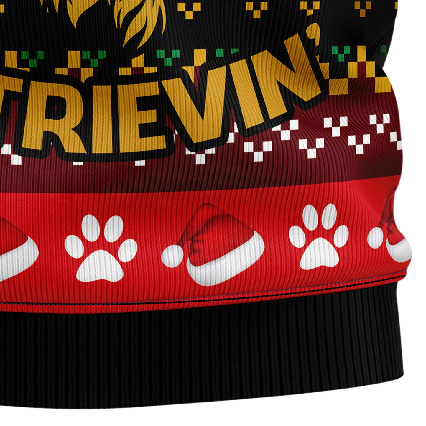 Golden Retriever Don‘t Stop T1111 Ugly Christmas Sweater