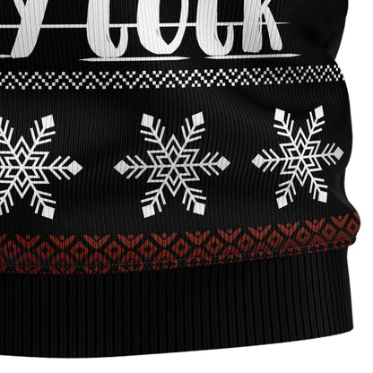 Stop Looking At My Cock G51124 Ugly Christmas Sweater