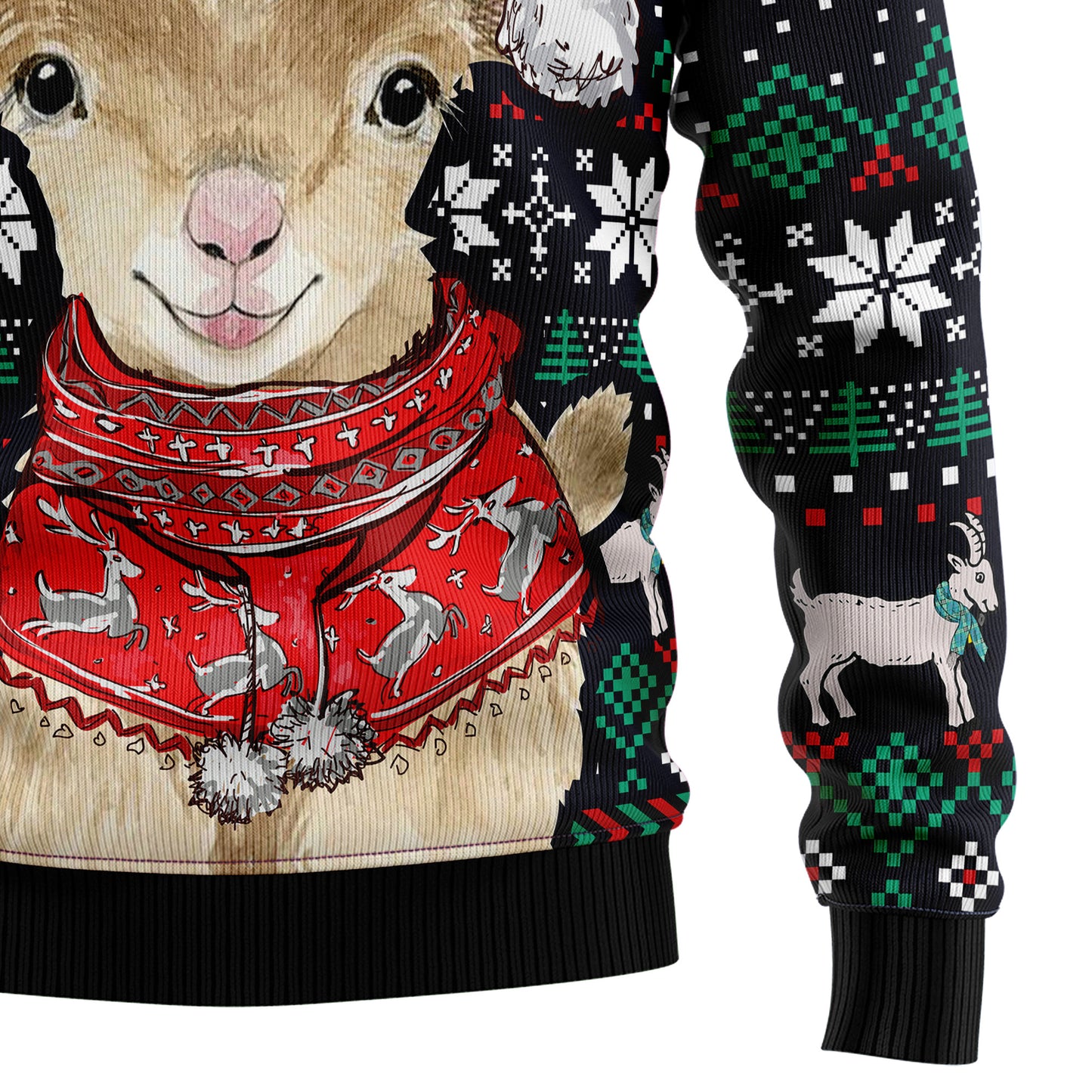 Cute Goat T1410 Ugly Christmas Sweater