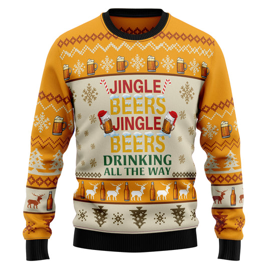 Jingle Beer D1011 Ugly Christmas Sweater