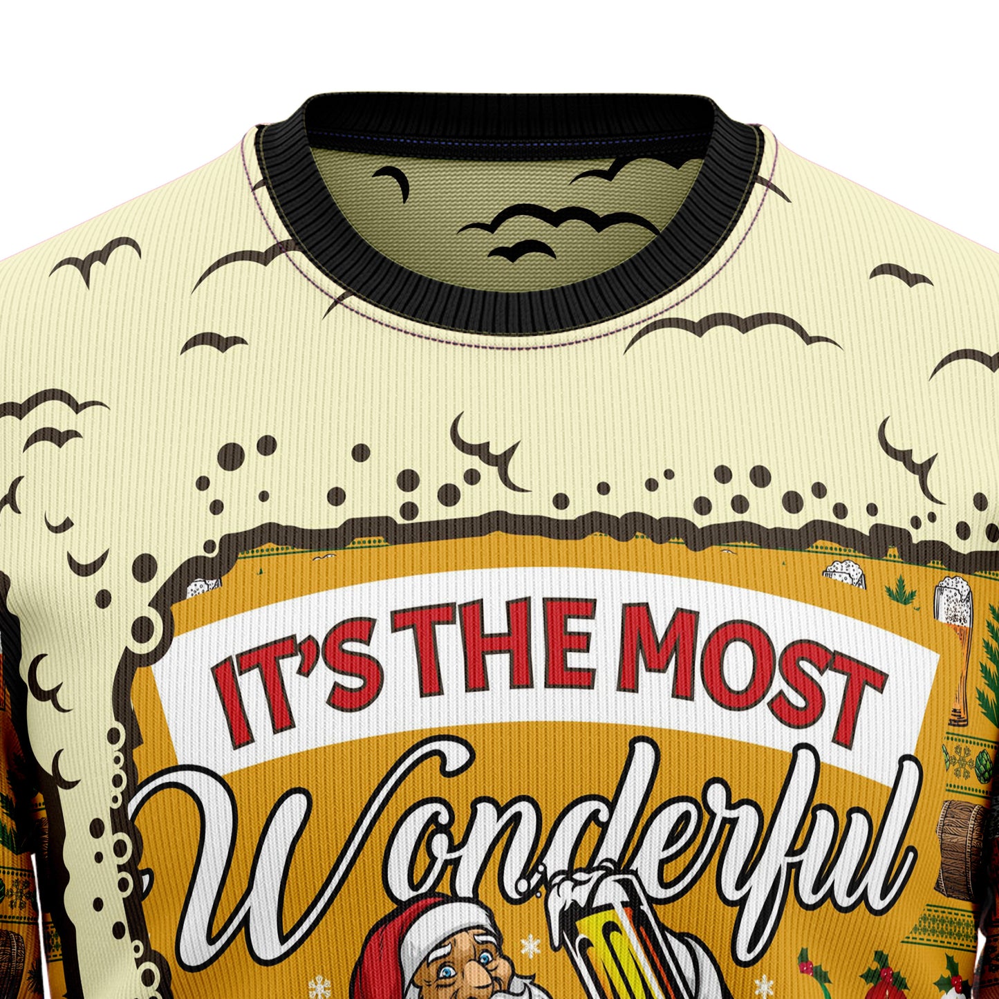 Christmas Most Wonderful Time For Beer HZ102604 Ugly Christmas Sweater