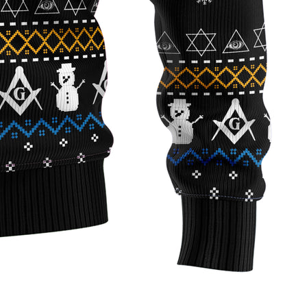 Freemason D3009 Ugly Christmas Sweater