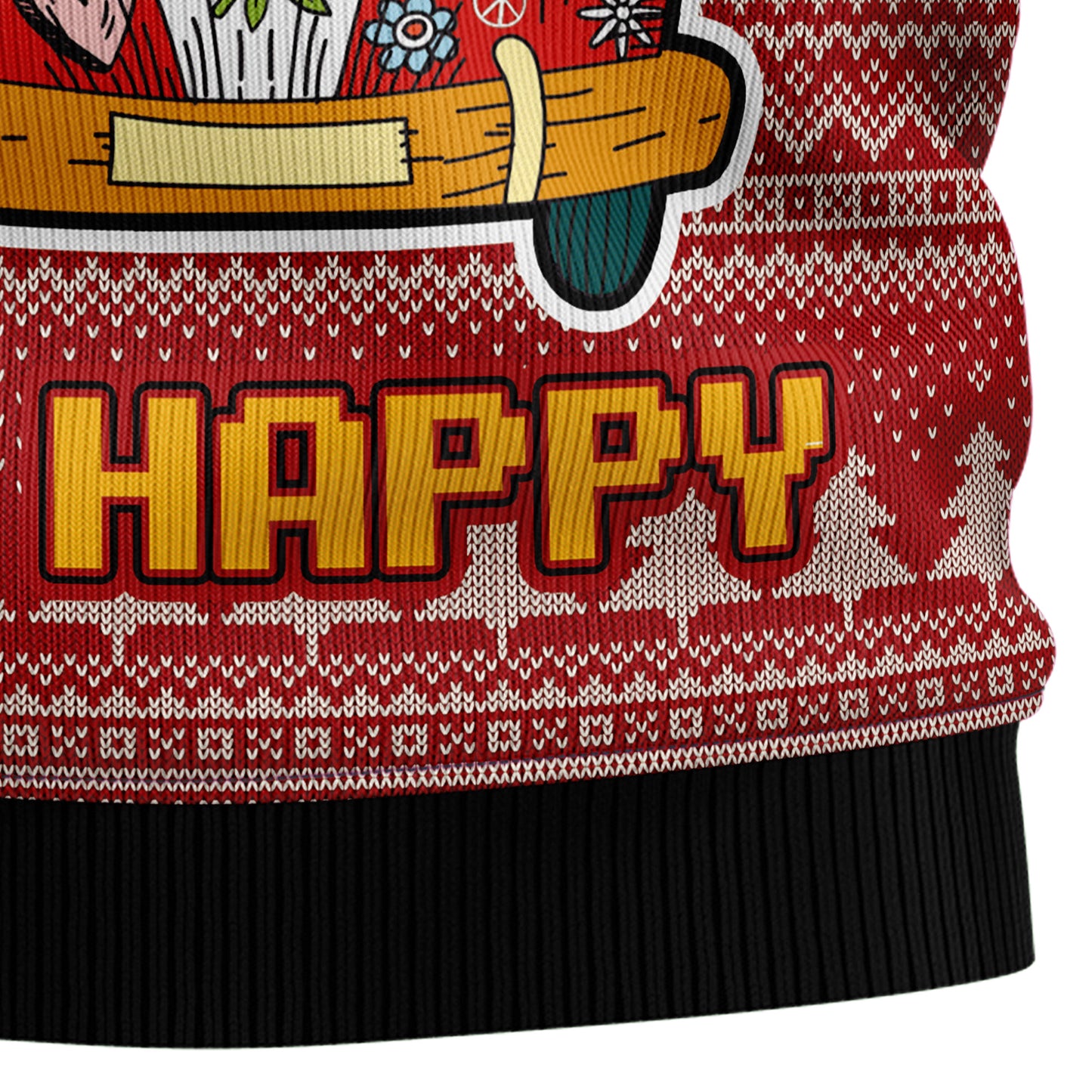 Hippie Car HT100507 Ugly Christmas Sweater