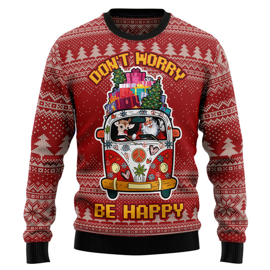 Hippie Car HT100507 Ugly Christmas Sweater