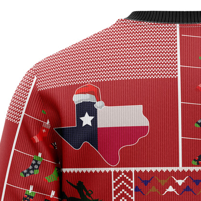 Texas Merry Christmas T2110 Ugly Christmas Sweater