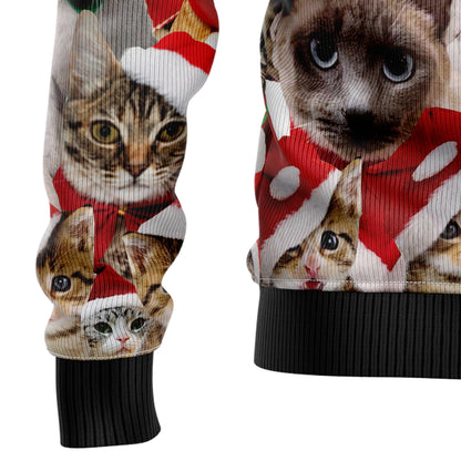 Lovely Cats HT92303 Ugly Christmas Sweater