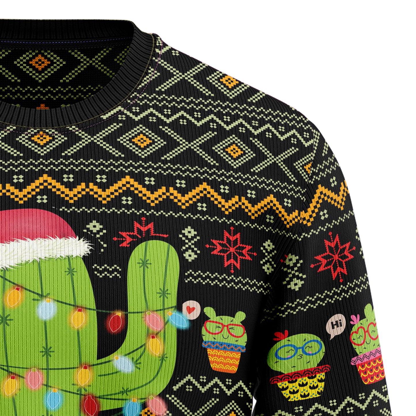 Cactus Xmas D0210 Ugly Christmas Sweater