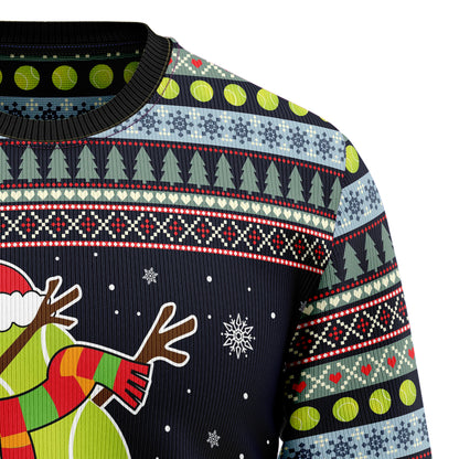 Tennis Snowman HT102910 Ugly Christmas Sweater