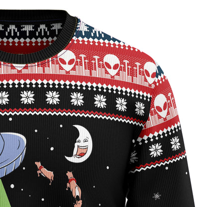 Alien Christmas T1611 Ugly Christmas Sweater