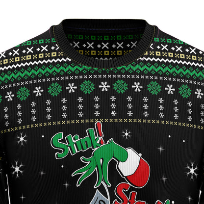 Stink Stank Stunk Grinch G5112 Ugly Christmas Sweater