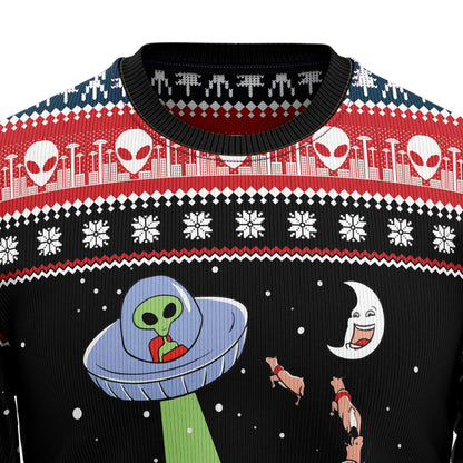 Alien Christmas T1611 Ugly Christmas Sweater