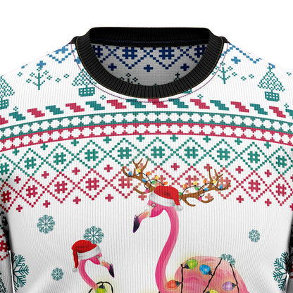 Flamingo Christmas Reunion D1011 Ugly Christmas Sweater