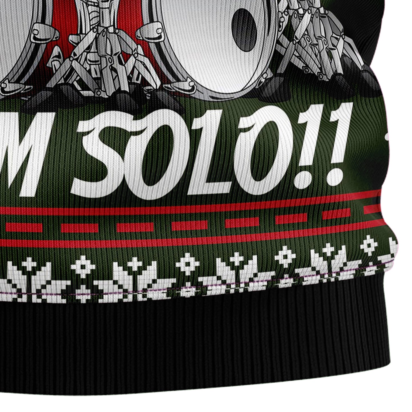 Drum Solo T2110 Ugly Christmas Sweater