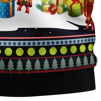 Tennis Snowman HT102910 Ugly Christmas Sweater