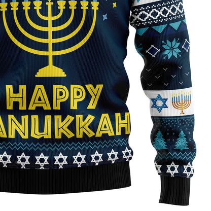 Happy Hanukkah TG5129 Ugly Christmas Sweater