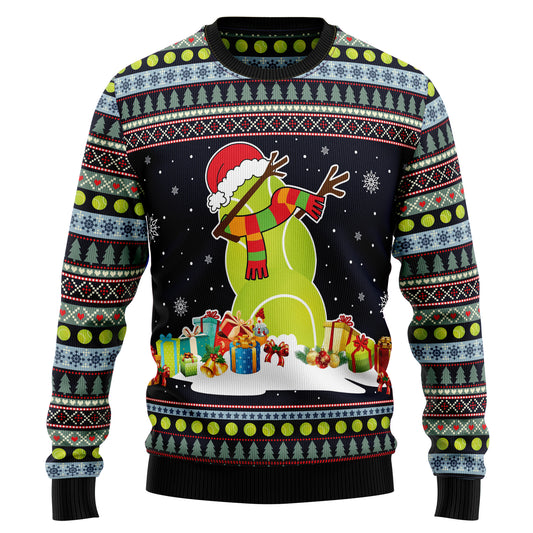 Tennis Snowman HT102910 Ugly Christmas Sweater