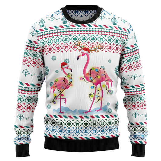 Flamingo Christmas Reunion D1011 Ugly Christmas Sweater