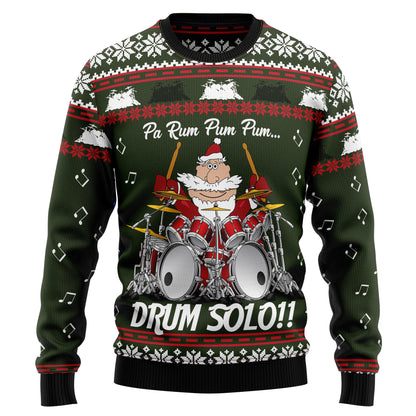 Drum Solo T2110 Ugly Christmas Sweater