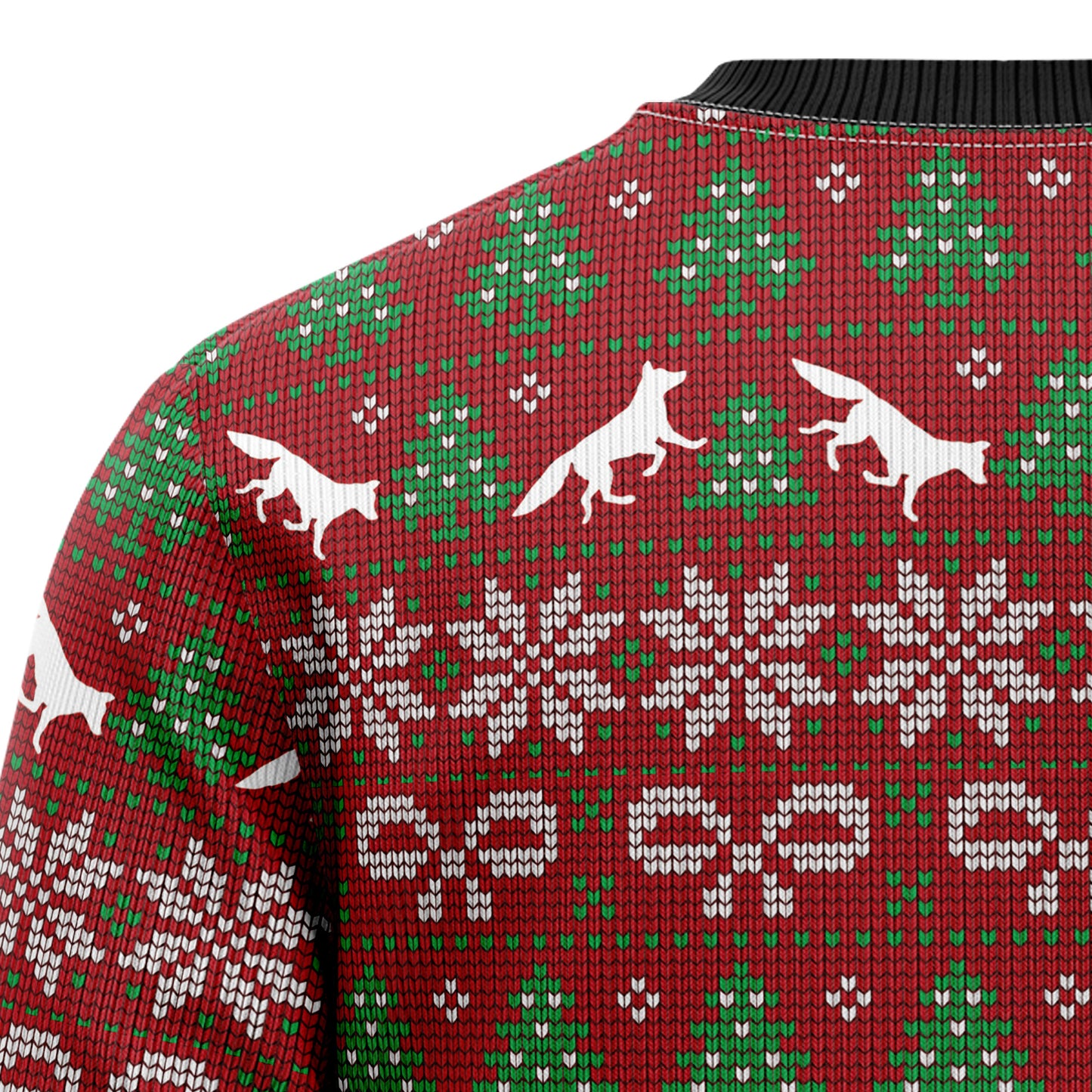 Oh For Fox Sake HT021103 Ugly Christmas Sweater