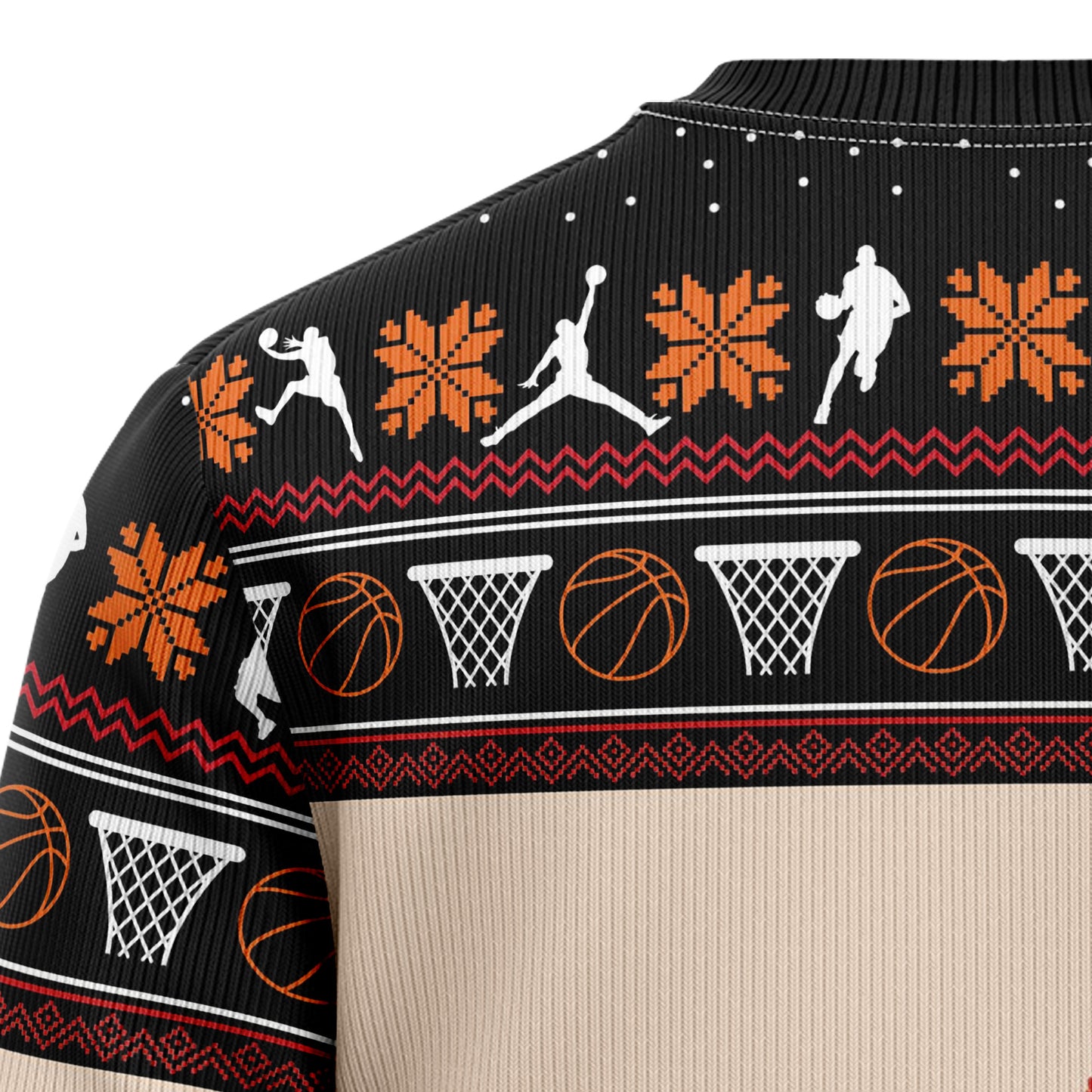All I Want For Christmas Is More Time For Basketball G5115 Ugly Christmas Sweater