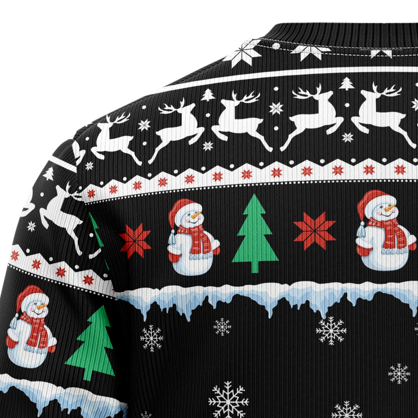 German Shorthaired Pointer Santa On Highway D0610 Ugly Sweater