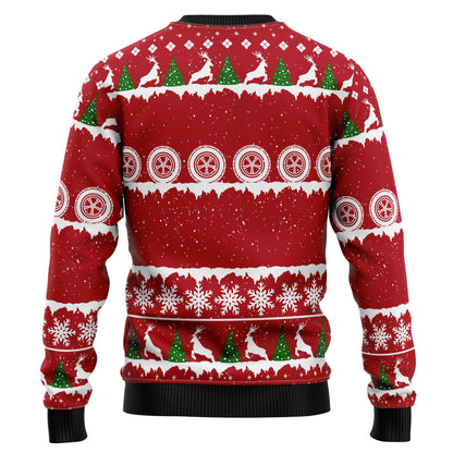 Hippie Car Merry Christmas TG5112 Ugly Christmas Sweater