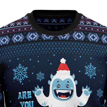 Are You Yeti For Christmas HT051118 Ugly Christmas Sweater