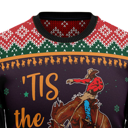 Cowboy Season T0611 Ugly Christmas Sweater
