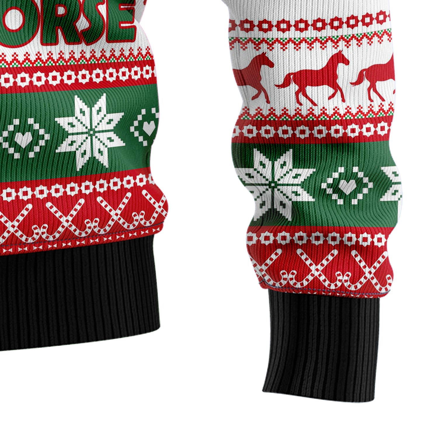 Horse Christmas Tree TY249 Ugly Christmas Sweater