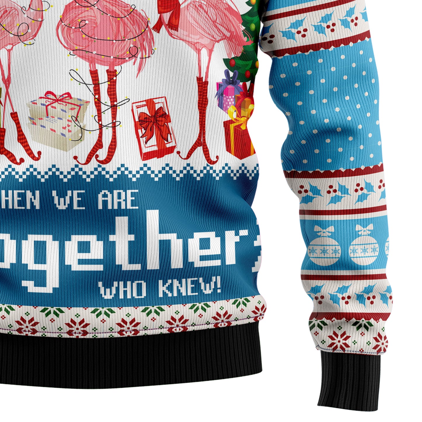 Flamingo Together D0210 Ugly Christmas Sweater