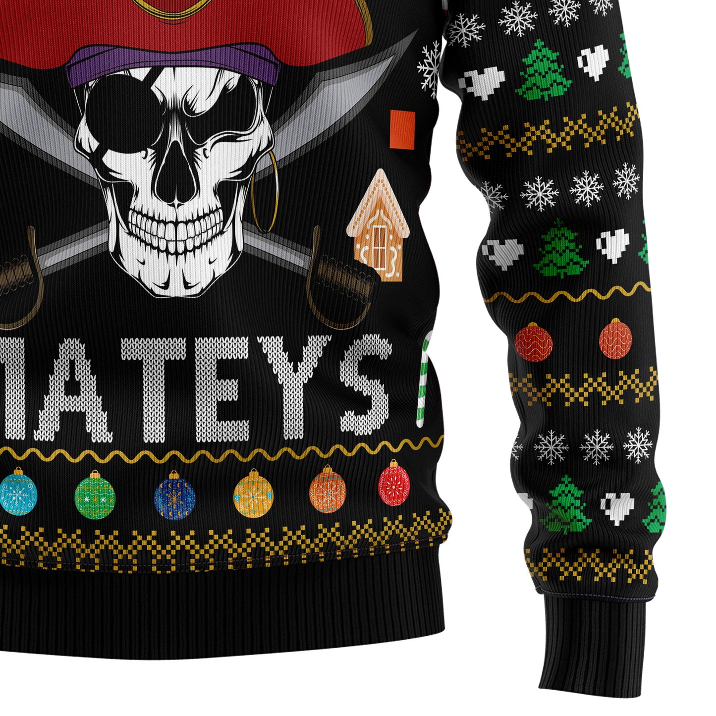 Pirate Skull Ugly HT061125 Ugly Christmas Sweater