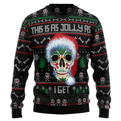 Sugar Skull Christmas T239 Ugly Christmas Sweater