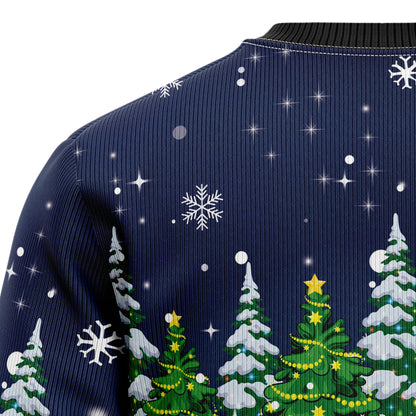 Dreaming Golden Retriever Under Snow TG51015 Ugly Christmas Sweater