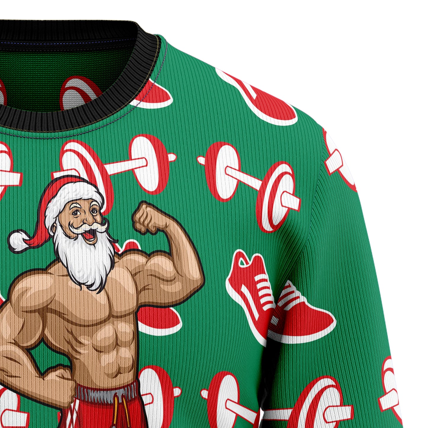 Santa Gym HZ92809 Ugly Christmas Sweater