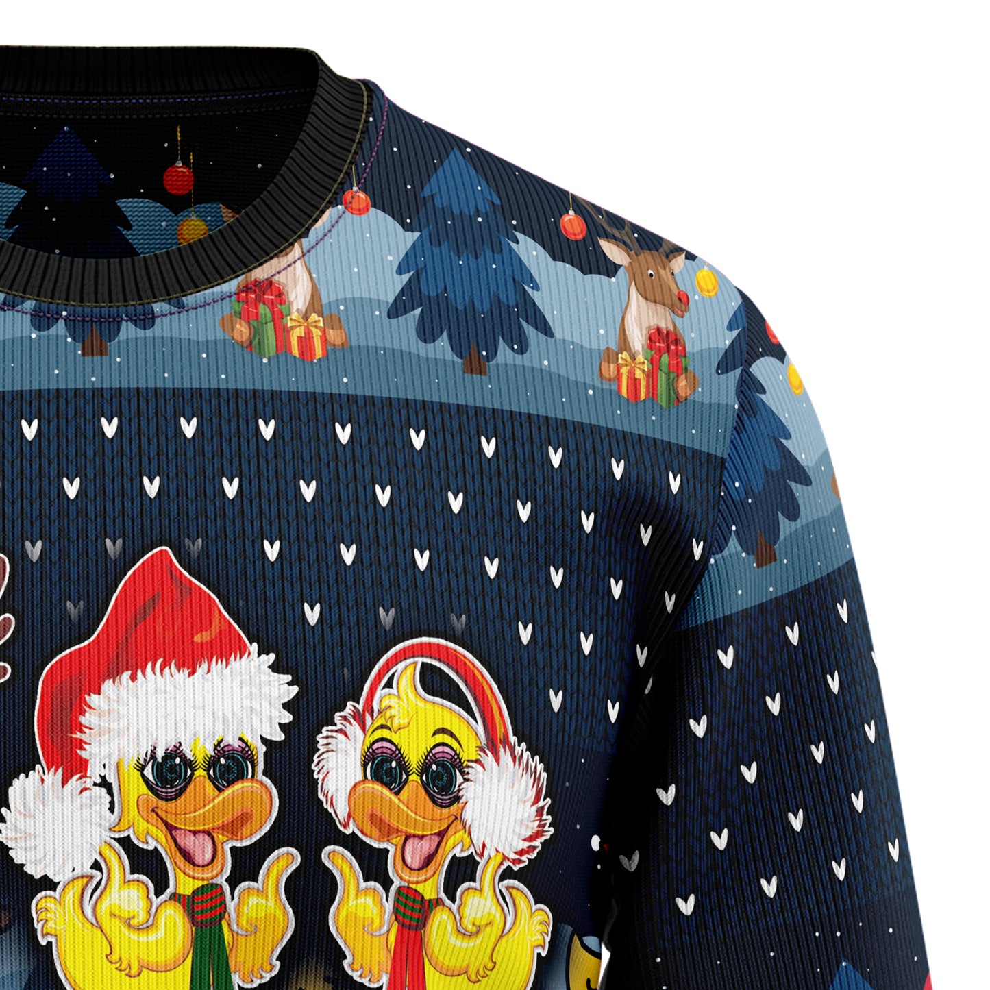 Cute Duck Quacker HT021105 Ugly Christmas Sweater