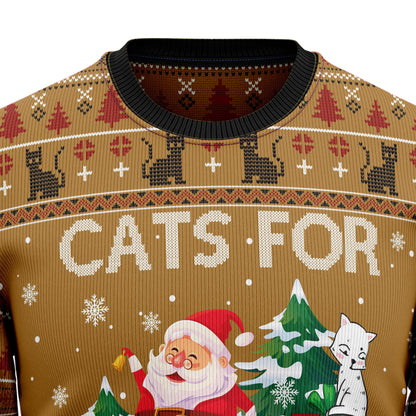 Cats For Everybody G51022 Ugly Christmas Sweater