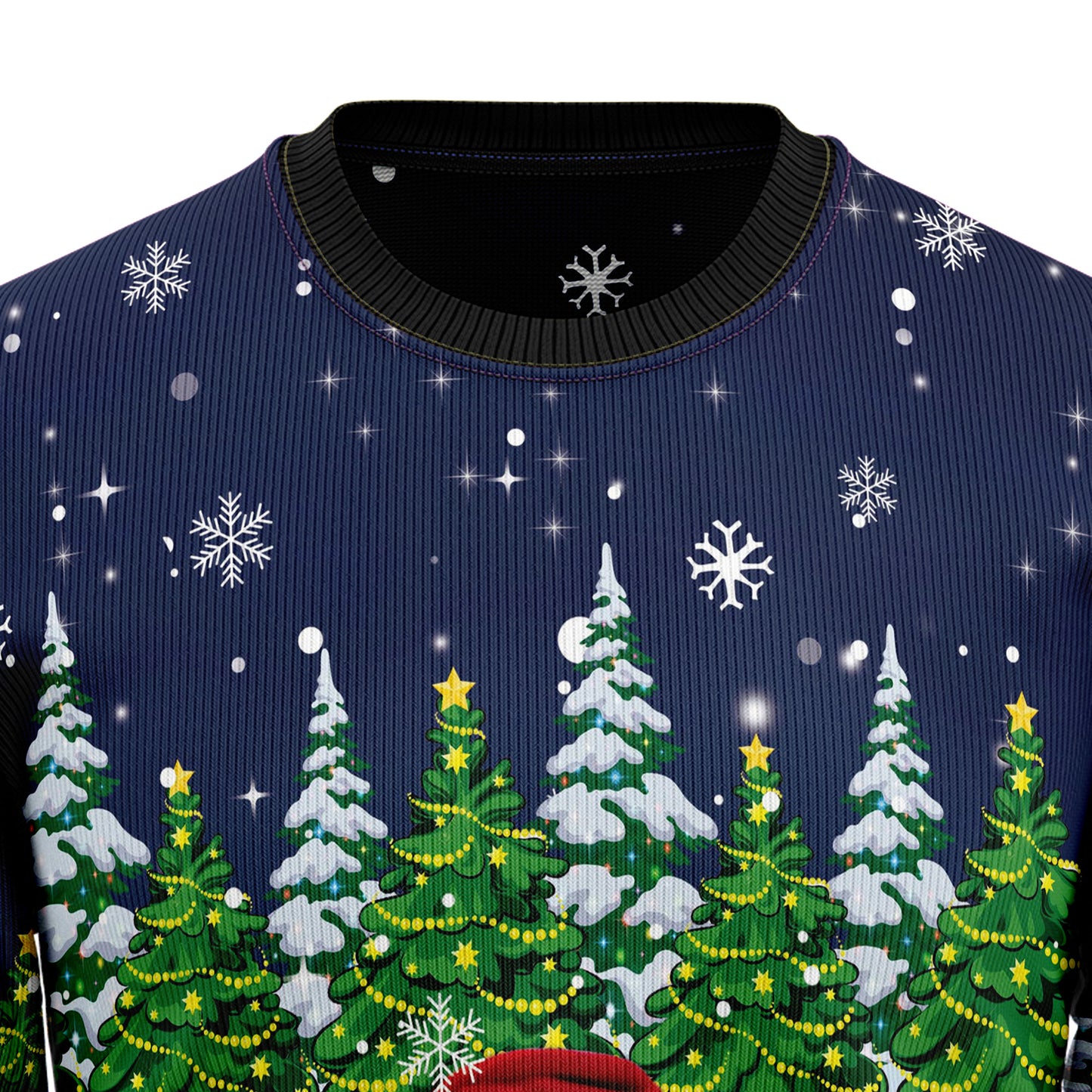 Dreaming Golden Retriever Under Snow TG51015 Ugly Christmas Sweater