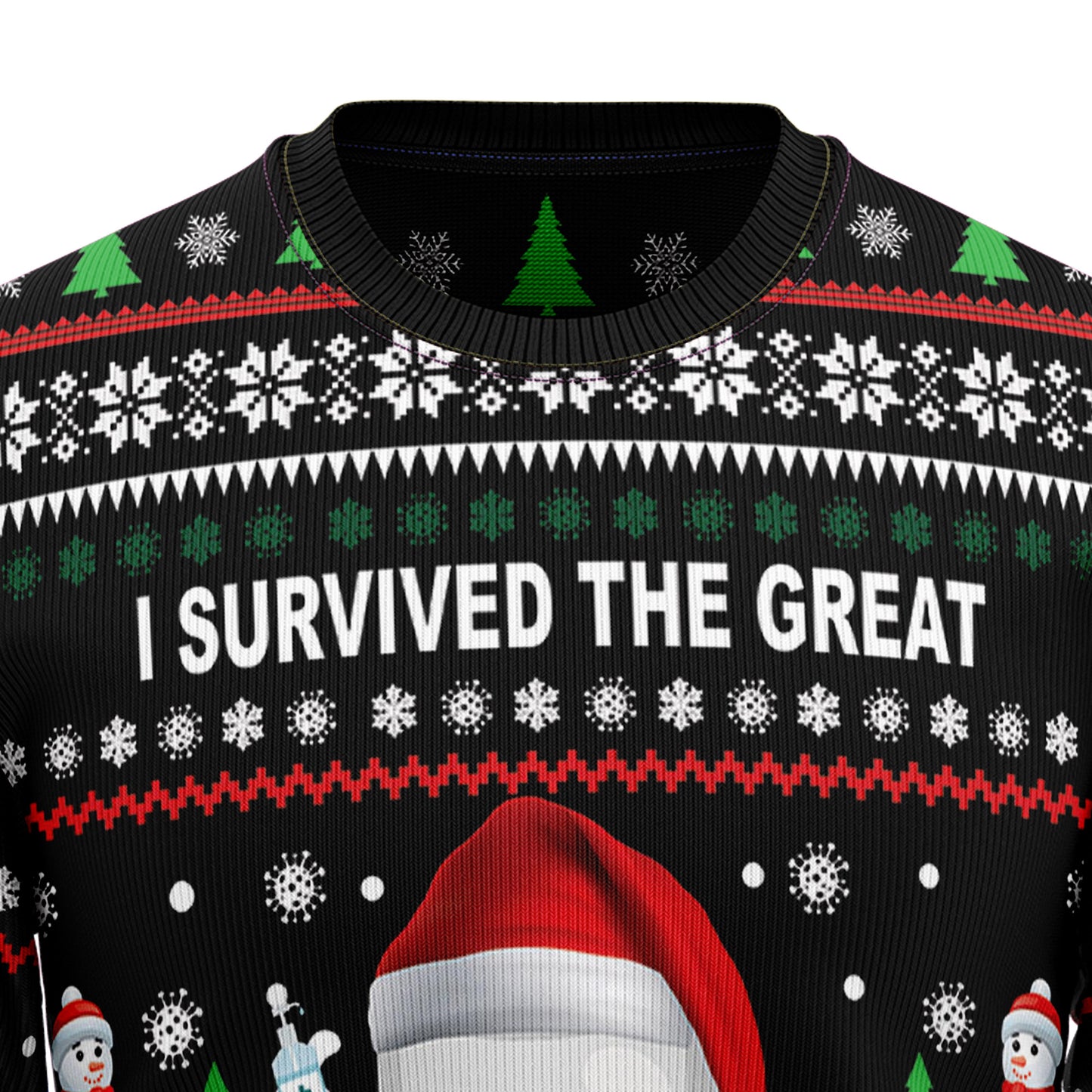 I Survived The Great Toilet Paper Crisis HT091230 Ugly Christmas Sweater