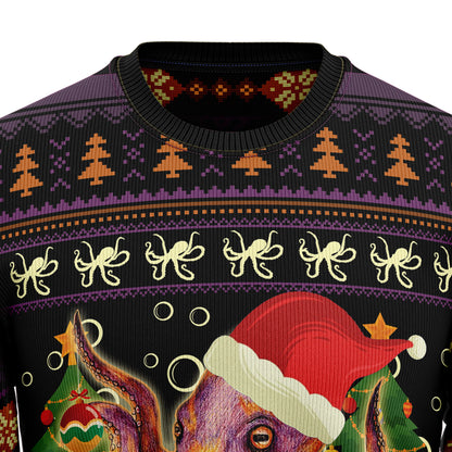 Octopus Ornament TG5106 Ugly Christmas Sweater