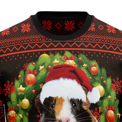 Cute Guinea Pig TG5115 Ugly Christmas Sweater