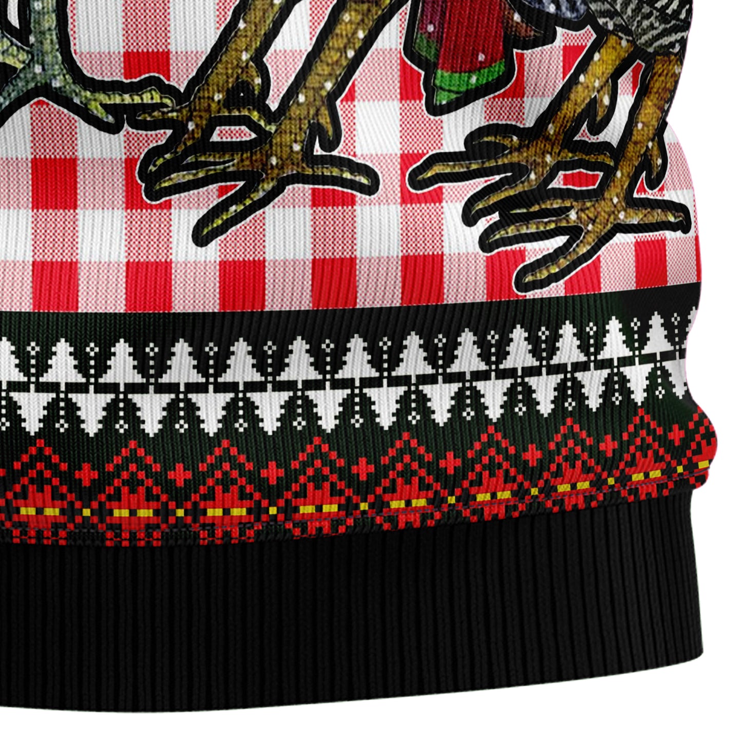 Chicken Under Snow G5115 Ugly Christmas Sweater