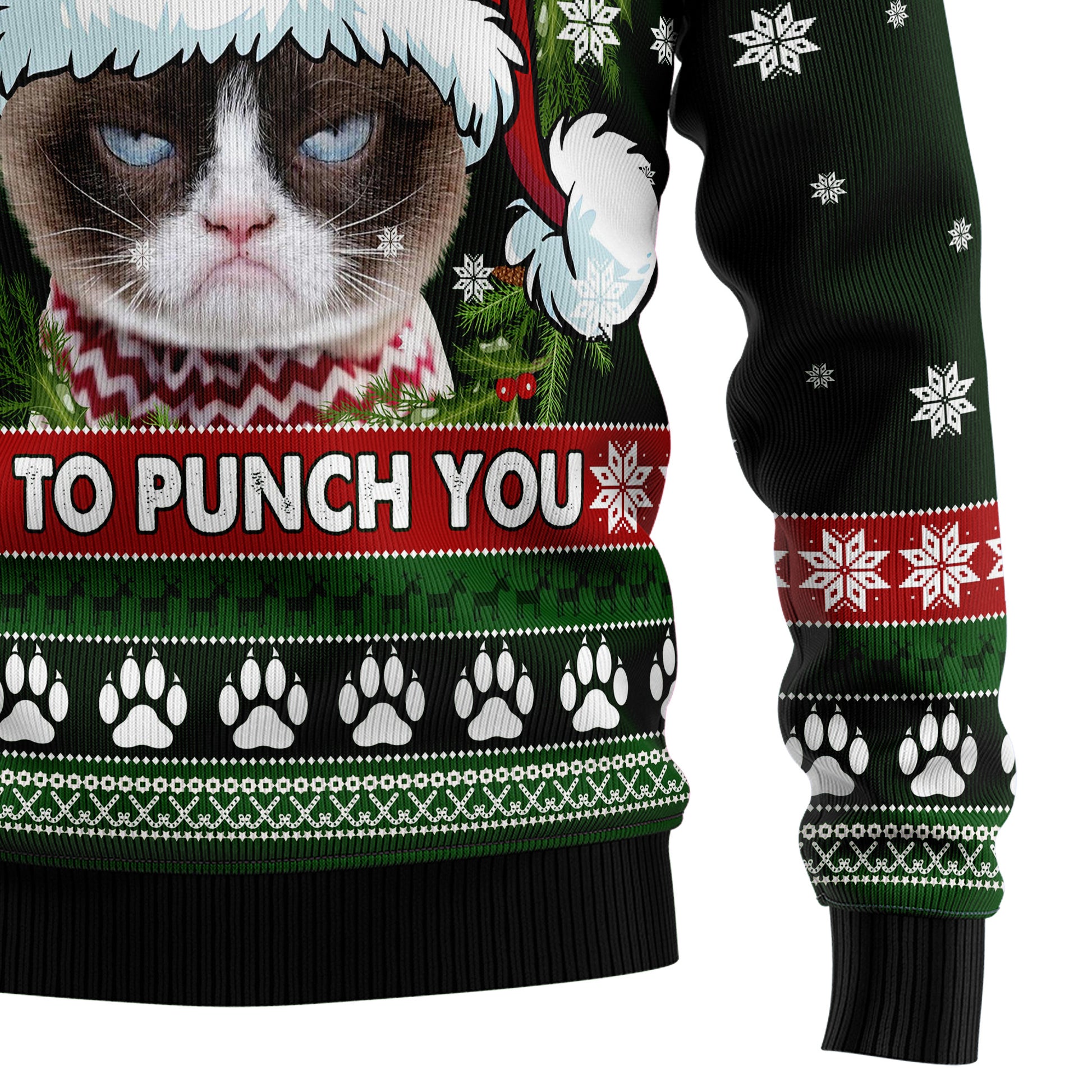 Grumpy Cat Christmas Sweater Grumpy cat christmas sweater