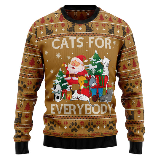 Cats For Everybody G51022 Ugly Christmas Sweater