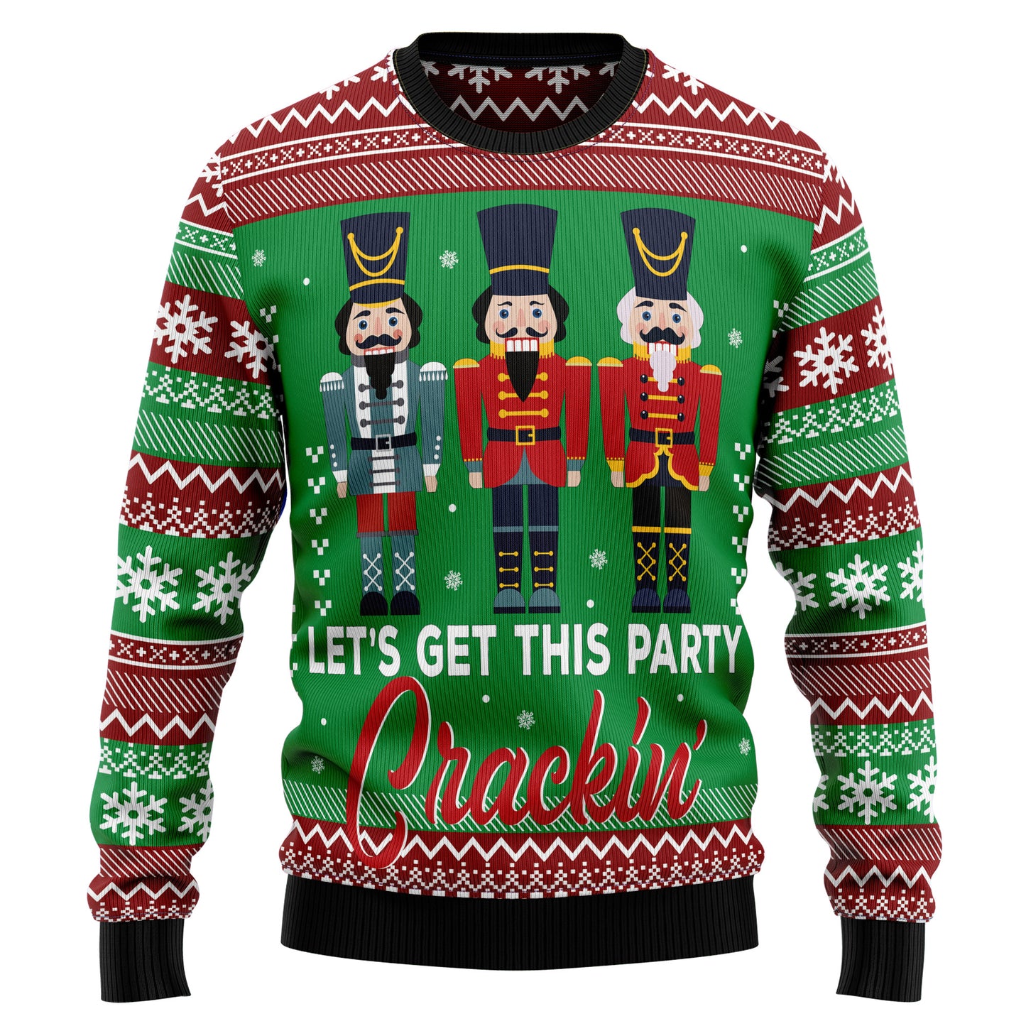 Nutcracker Party Cracking T2210 Ugly Christmas Sweater